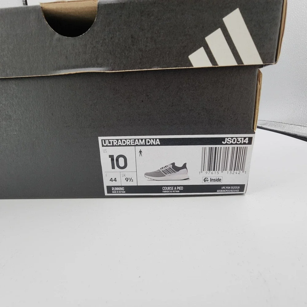 Adidas Ultradream DNA Running Shoes Mens 10 Ultra Comfort Dash‎ Grey Iron NEW
